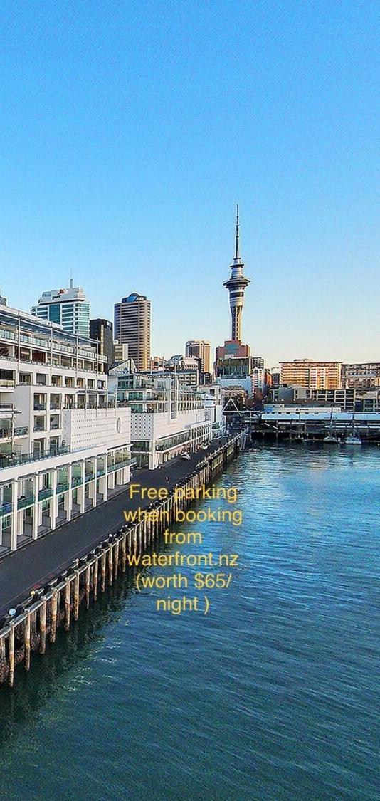 Waterfront Seaview Hotel Apartment - Same Building Block As Auckland Hilton Ngoại thất bức ảnh